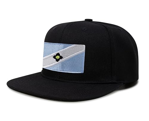 Image of International Tie City Hat for Men and Women, Adjustable Snapback Trucker Baseball Cap with Embroidered Patch