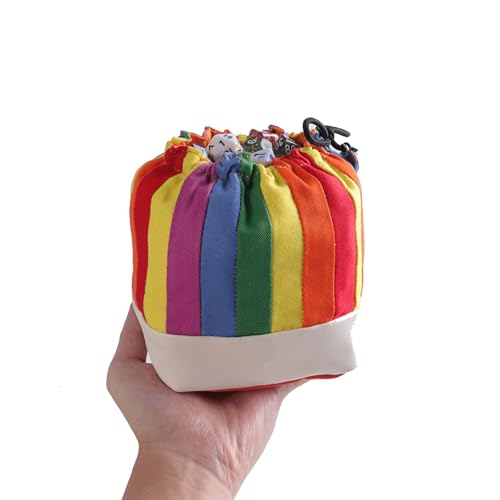Bolsa para Dados de Mahjong con Cordón Arcoíris miniatura 6