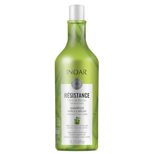 Inoar Résistance Fibra de Bambu Shampoo 1000 ml, Inoar