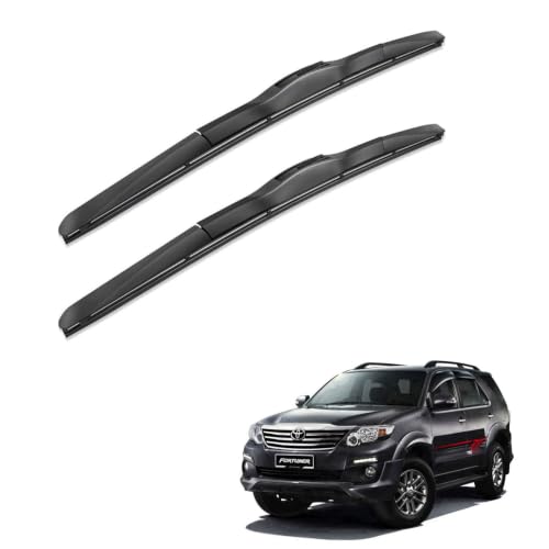 Image of Oshotto Frameless (O.E.M Type) Wiper Blades Compatible with Toyota Fortuner 2016-2026 (22 inch / 16 inch)