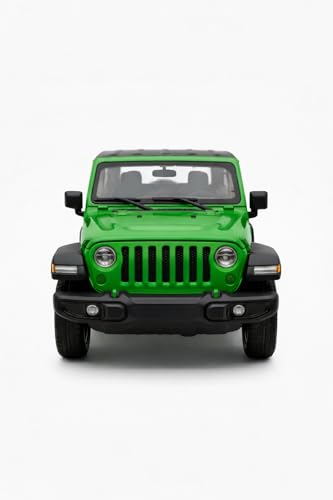 Image of Thar Diecast Matel Toy Car For Kids 1:32 Scale with Pull Back Action | Openable Doors Mini Jeep SUV Model Vehicle with Lights & Sound | Collectible Toy Car Gift for Kids Boys Girls 3+ Die Cast (Green)