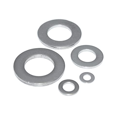 Washers M27 Stainless Steel V2A Pack of 6 Washers 28 x 50 x 4 mm Stainless Steel A2 VA DIN 125, ISO 7089 - Form A - Image 4