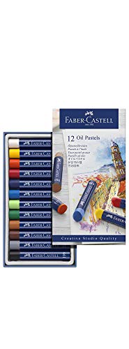 Faber-Castell-Creative-Studio-Oil-Pastel-Crayons--12-Vibrant-Colors