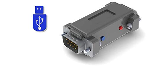 AirDrive Grabadora RS-232 - Registro RS232 compacto y registro serie con memoria flash de 4 GB.