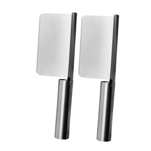 SOLUSTRE 2pcs Metal Crumb Scraper Reusable Table Crumb Cleaner for Restaurants Home