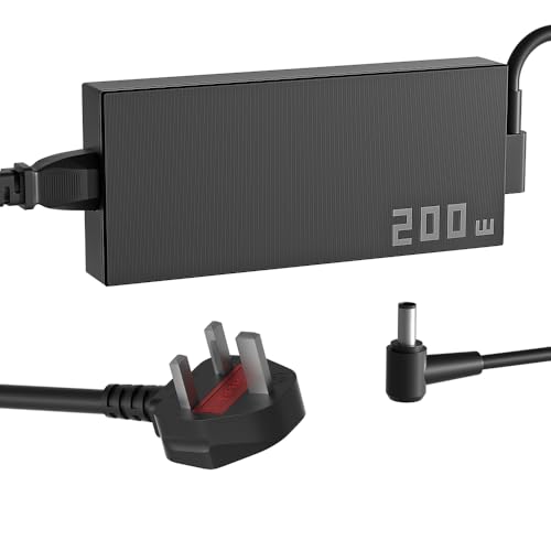 PowerPortnerLink 200W Charger Compatible with Asus TUF Dash F15 FX516 FX517 TUF Gaming A15 F15 F17 A17 ROG Strix G15 G17 G513 G713 Hero III G731 Studio 17 Zephyrus G14 G15 Zenbook Pro 16X 14 Laptop