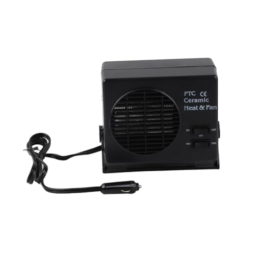 Chauffage de Voiture Portable 12 V 300 W - Dégivreur céramique Efficace pour véhicules - Chauffage instantané et sécurité renforcée - Design Compact et réglable