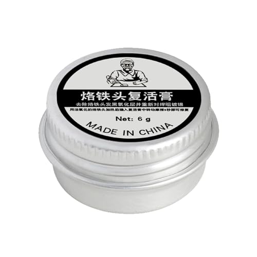 電気はんだこて先リフレッシャー はんだごて先復活ペースト チゼル先/針先対応 6g/30g 酸化防止 ハンダ先寿命延長 アルミ缶入り 電子機器修理 高温溶接 黒層除去 コンパクト携帯