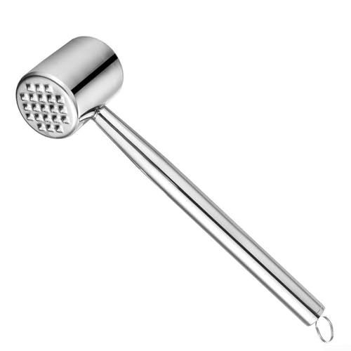 Martillo ablandador de carne Premium 10 44 pulgadas diseño de acero inoxidable con textura
