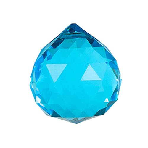 プリズムと万華鏡 20MM クリスタル ボール クリア プリズム カラフル シャンデリア ペンダント 理科教室光学キット (Color : 14)