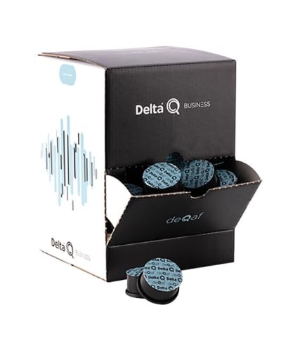 Delta Q Business Entkoffeiniert Kaffee-Kapseln – 100 Stück + 100 Zucker Portions-Beutel