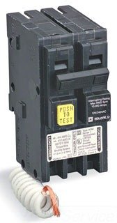 Square D HOM230GFI Plug In Circuit Breaker 2P 30 Amp 120/240Vac/48Vdc