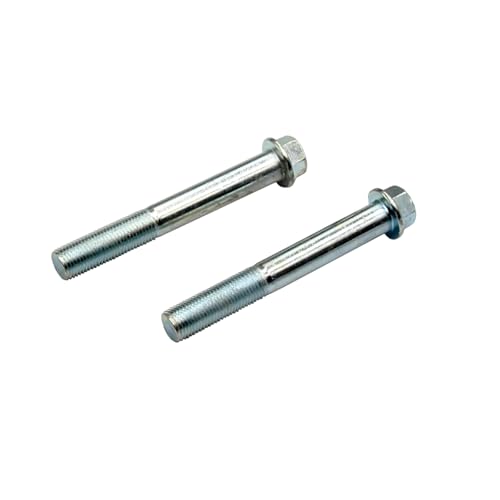 M12 Hex Head Flange Bolt 25 30 40 45 50 60 70 80 90 x 1.25 Pitch, Class 8.8 Zinc (M12-1.25 x 90)