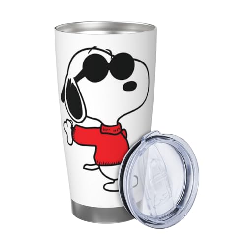 スヌーピー マグカップ コーヒーカップ コンビニカップ 保冷 保温 タンブラー ステンレス製 真空断熱マグ 蓋付き 持ち運び 直接ドリップ 車用 アニメ キャラクター グッズ かわいい プレゼント 600ml