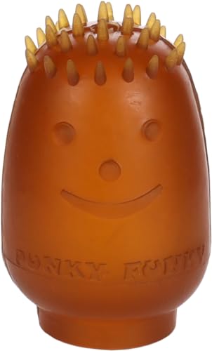 Flamingo Jouet Chien – Rubba tête Brune – extrêmement Flexible – 100% Caoutchouc Naturel – L 5,8 × l 5,8 × H 9,5 cm