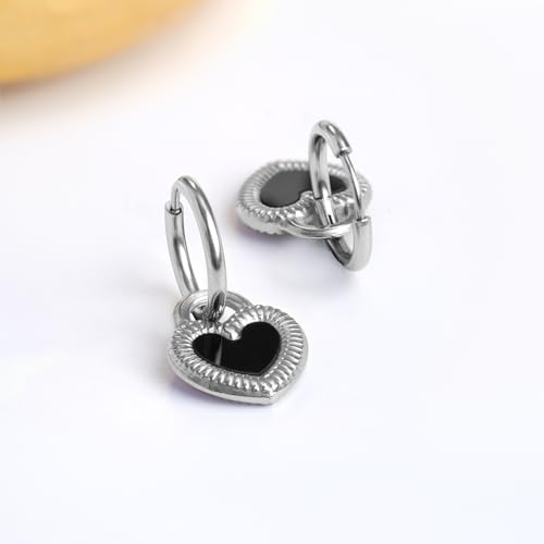 Image of Rubans Demi Fine Stainless Steel Hoop Earrings Daily Gift for Women & Girls