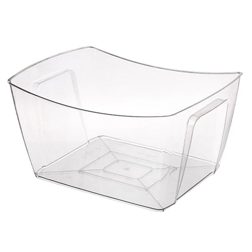 Cubo de hielo de 12L cuadrado con estructura transparente y resistente para conservar bebidas frías 2