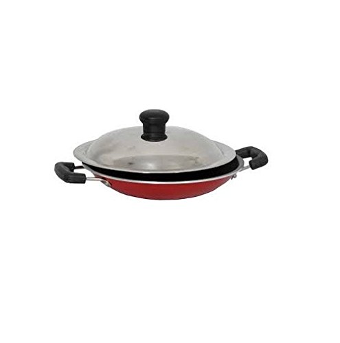 Jonty Nonstick Appachetty (Black, 20 cm Outer Dia) 1