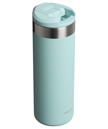 Image of Stanley AeroLight Transit Bottle 16 oz | Locking Drink Through Lid | Leak Resistant Water Bottle or Coffee Travel Mug | Lightweight Insulated Stainless Steel | BPA-Free | Seafoam