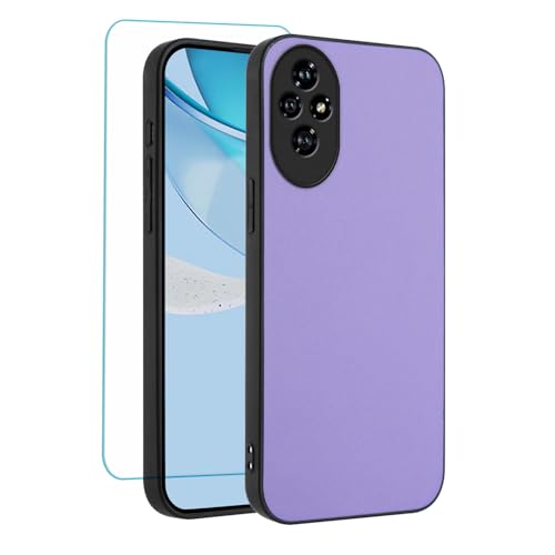 Coque Honor 200 5G antidérapante violette résout les chutes de mobile