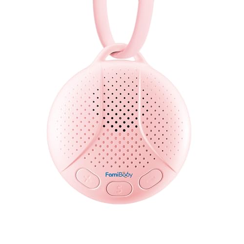 Image of FamiBaby Sound Machine for Babies and Kids - Baby Sleep Soother | Portable White Noise Machine with Night Light for Nursery | 16 Soothing Sounds | Shush | Travel | Registry Gift | Baby Shower