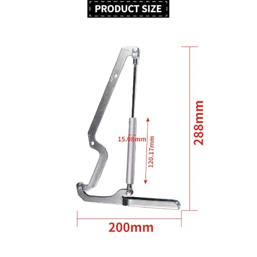 YUCKMZ Gasdruckheber für Mülltonnenbox Store It Out Gasdruckfeder 120N Kompatibel mit Arc/Max/Ace/Prem 1150 XL/Elite WLPS