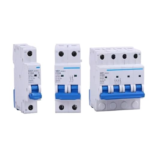 Disjoncteur CC NB1-63DC 4P avec pouvoir de coupure de 6 kA pour parcs de batteries solaires