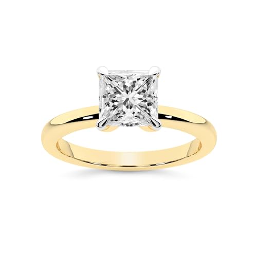 FRIENDLY DIAMONDS Lab Grown Diamond Engagement Ring For Women 0.50-6 Carat IGI Certified | In 14K Or 18K in White, Yellow Or Rose Gold | Matilda Leaf Petal Solitaire Ring | FG-VS1-VS2 Quality2