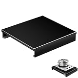 Cubierta de Estufa de Gas Negra, de Acero al Carbono Resistent al Calor y Arañazos, para Quemador y Placa de Cocina, Amplía Espacio, Fácil de Limpiar (35 * 45 * 7cm)