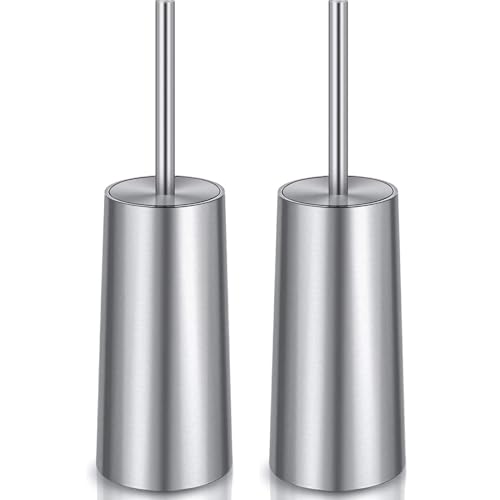 Catálogo para Comprar On-line Escobillas y portaescobillas de inodoro de esta semana. 44 Escobillas de Inodoro 2 Pieza con Soporte y Mango Largo de Acero Inoxidable 304,Cepillo de Limpieza de Inodoro para Baño,para Eliminar Manchas Escobilla de Baño(Acero...