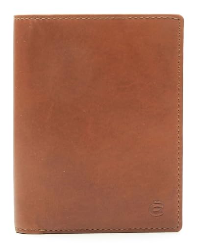 Esquire Wallet marron fini les poches déformées avec ce portefeuille compact unisexe