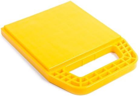 Camco Stützplatten Set - 4 Stück - für die Sicherung der Kurbel Stütze, Wohnwagen o