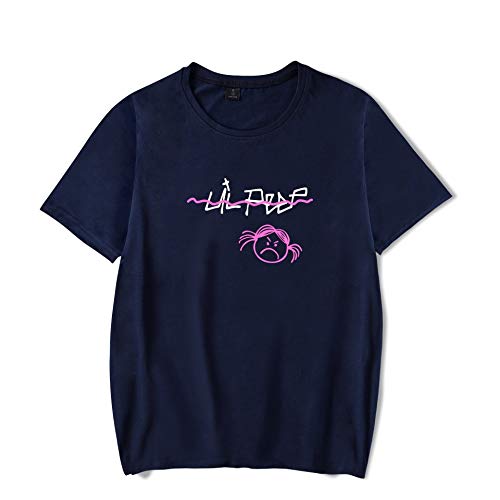 GenericFunny Cute Lil Peep Print T-Shirt Men and Women Summer Short Sleeve Oneck Tees Tops Lil Peep Rapper Hip Hop T-Shirt