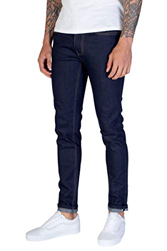 KDNK Basic Raw Denim Selvedge Skinny/Slim Straight Jeans4