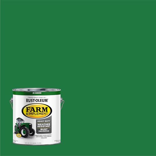 Image of Rust-Oleum 280170-2PK Farm & Implement Enamel Paint, Gallon, JD Green, 2 Pack
