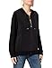 Gerry Weber Damen Zipjacke mit Cupro Patch Langarm Jacke Jacke Gewirke Jacke unifarben Schwarz 38