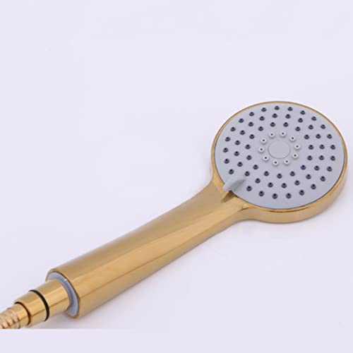 Robinet de douche de baignoire exposé avec douchette et bec verseur