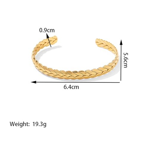 18K Gold Women's Wheat Bracelet, Mesh Bracelet, Fashionable and Luxurious, Jewelry Gift, Birthday/Valentine's Day/Mother's Day/Christmas and Other Holiday Gifts2