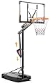 Basketball Hoop Outdoor, 8.5ft Height Adjustable Portable Hoops & Goals with HDPE Backboard and Wheels for Kids/Teens/Adults Backyard, Outdoor, Driveway