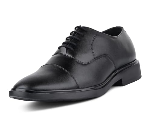 Image of LOUIS STITCH Jet Black Lightweight Derby Shoe | Formal Shoes for Men | LSFXCTJB | UK-7