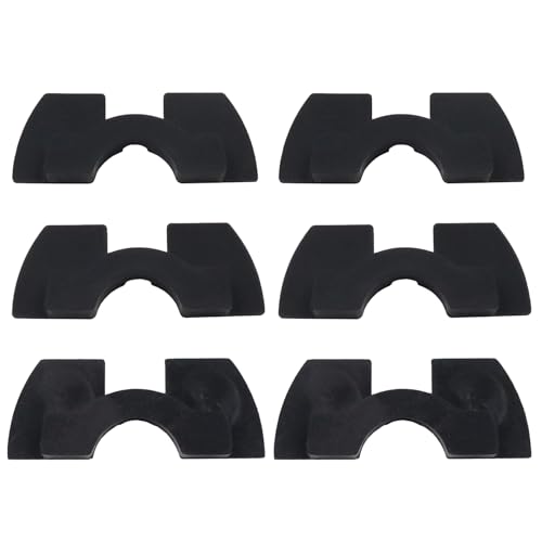 REITINGE 6 reductores de sacudidas de goma para patinete eléctrico, espaciadores de amortiguación, a prueba de sacudidas, accesorios duraderos