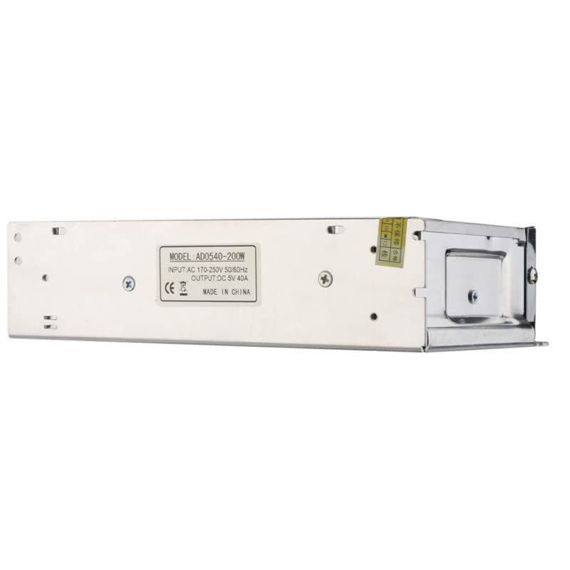 Alimentatore Interruttore AC 220V a DC 5V 40A 200W. Alimentatore di commutazione del display