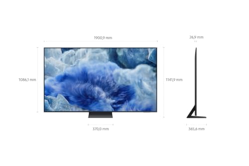 SAMSUNG QLED Q8F 4K 85 Zoll (214 cm) UHD Fernseher, Q4 AI Prozessor, Quantum Dot für Reale Farben, AirSlim Design, 4K Upscaling, Gaming Hub, Kostenlose Inhalte, Samsung Vision AI Smart TV
