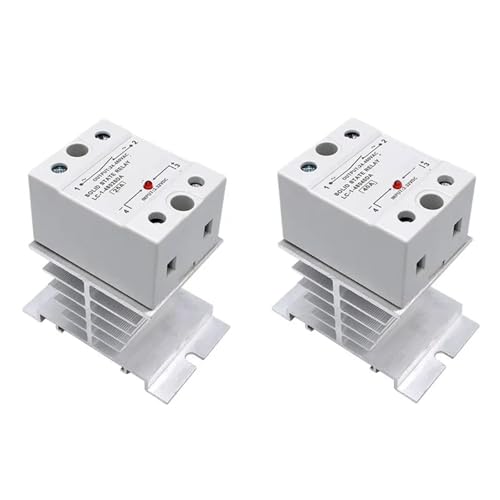 Relé de estado sólido SSR 25A VA tipo manual monofásico con disipador de calor para control
