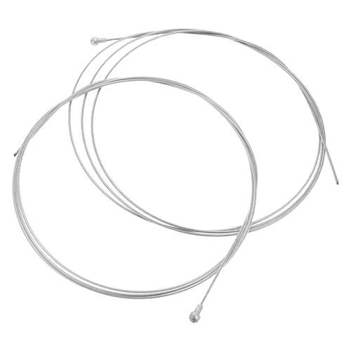 VICASKY 2pcs Bicycle Derailleur Cable Bicycle Gear Shifting Wire Brakes Wire Bicycle Brake Control Cable Brake Cables for Bicycles Brake Line Cable Bike Brakecable Silver Stainless Steel