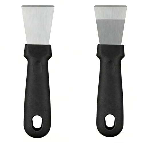 3D Drucker Schaber, 2stk Professionelles 3d Printer Spachtel Set, Verbesserter 3D-Drucker-Spatel aus poliertem Metall mit komfortablem Griff zum Entfernen von Harz und Modellen