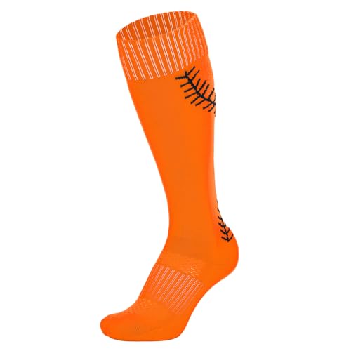 American Trends Softball Socks with Stitches - for Women or Youth Girls - Knee High Athletic Baseball Softball Football Socks3