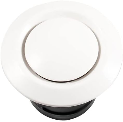 MFFIRE ABS Round Soffit Air Vent Adjustable Airflow Exhaust Vent Cover Ceiling Diffuser for Bathroom Kitchen Bedroom Office Ventilation,100mm