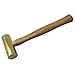 K Tool International 71733 32 oz. Brass Ball Pein Hammer with Hickory Wooden Handle for Garages, Repair Shops and DIY, Solid Brass Head, Non Sparking, 1-1/2