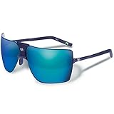Gargoyles Performance Eyewear Classic Polarized Safety Glasses, Matte Black Frame/Smoke with Blue Mirror Lenses